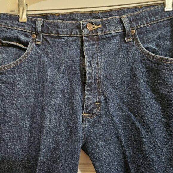 WRANGLER Classic Denim Jeans Mens 36 x 32 - Picture 4 of 5